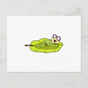 Frog with Sunglasses Postcard