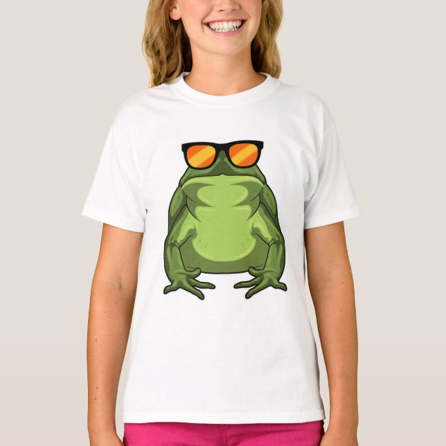 Frog with Sunglasses T-Shirt (Front)