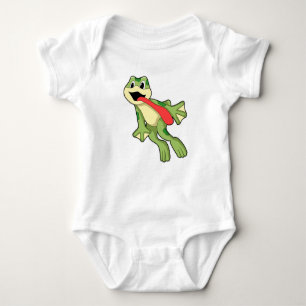 Frog with Tongue out Baby Bodysuit