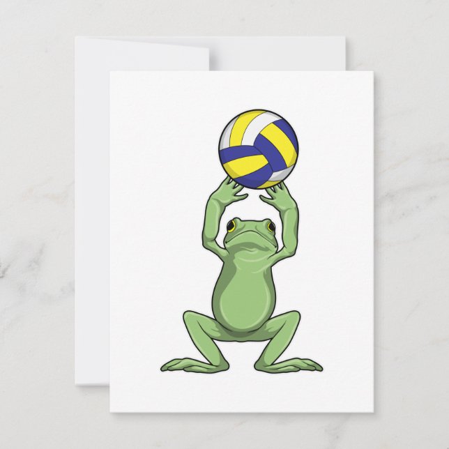 Frog with Volleyball (Front)