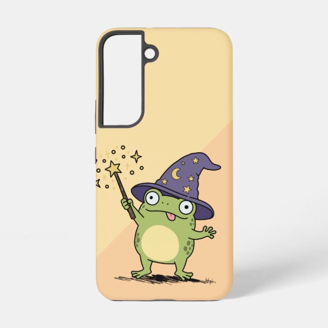 Frog Wizard Casting Spells Samsung Galaxy S22 Case (Back)