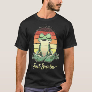 Frog Yoga Meditation Pilates Animal  Toad Zen T-Shirt
