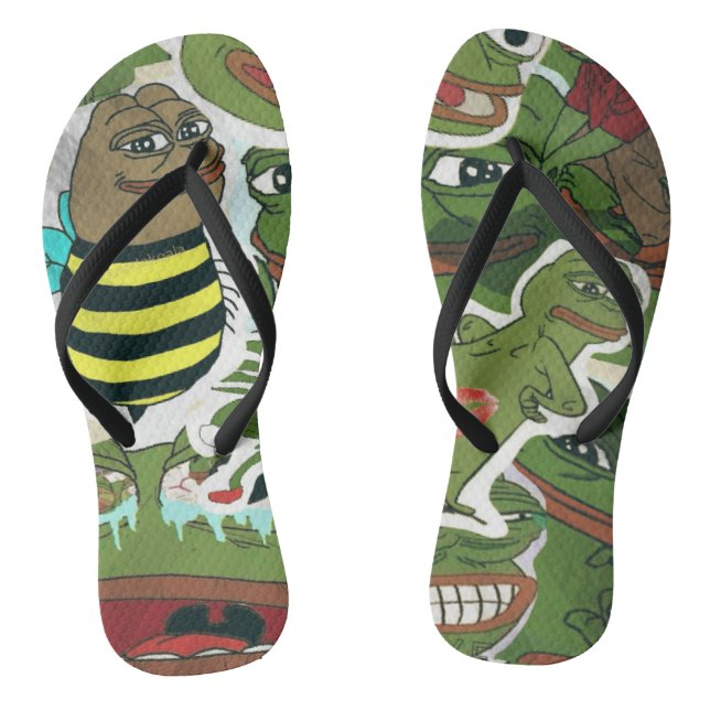 Froge Collage Jandals (Footbed)
