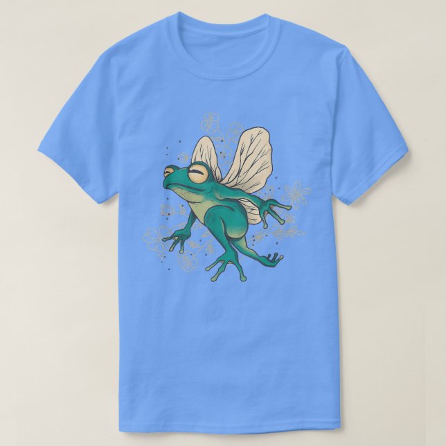 FrogFairy With Wings  T-Shirt (Design Front)