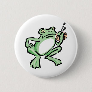 Frogger 6 Cm Round Badge