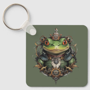 Froggie Frog Steampunk Design, Key Ring
