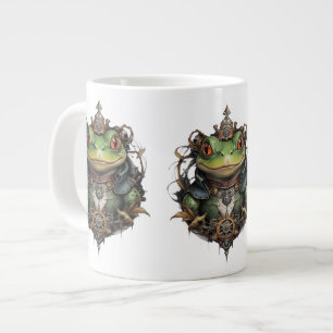 Froggie Frog Steampunk Design, Large Coffee Mug