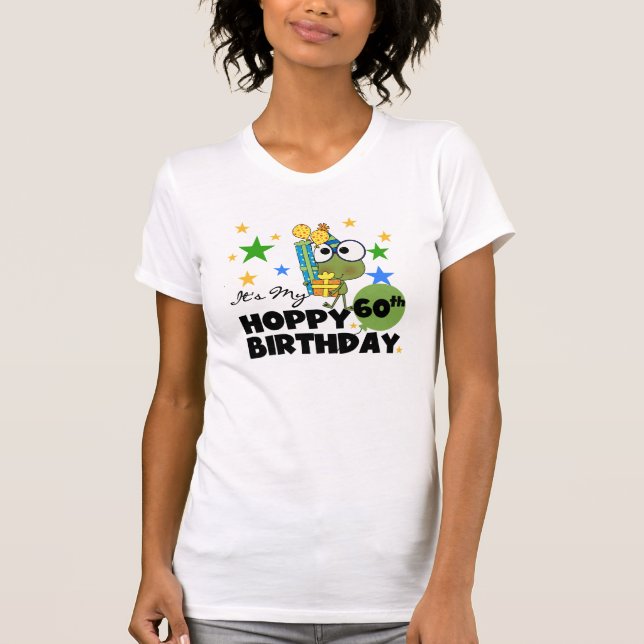 Froggie Hoppy 60th Birthday T-Shirt (Front)