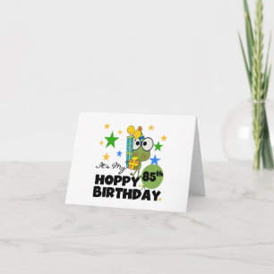Froggie Hoppy 85th Birthday Card