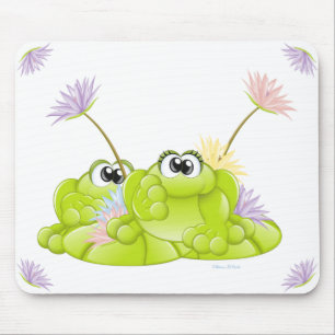 Froggie n Lilies Mouse Pad