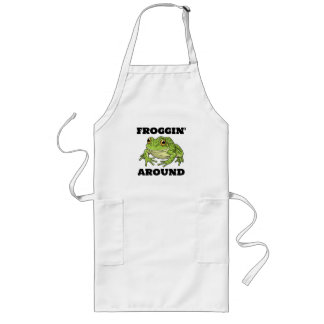 Froggin' around hoodie long apron
