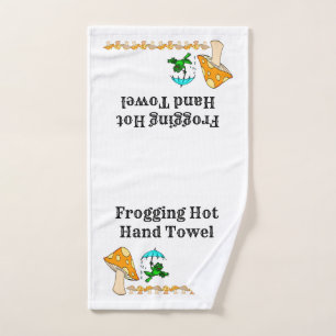 Frogging Hot Towels Mushroom Bathroom Towel Sets