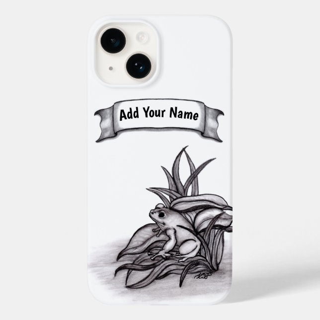 Froggy , Add Your Name Case-Mate iPhone Case (Back)