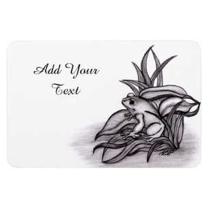 Froggy , Add Your Text Magnet