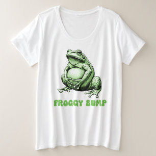 Froggy Bump Maternity, Expecting Mum Plus Size T-Shirt