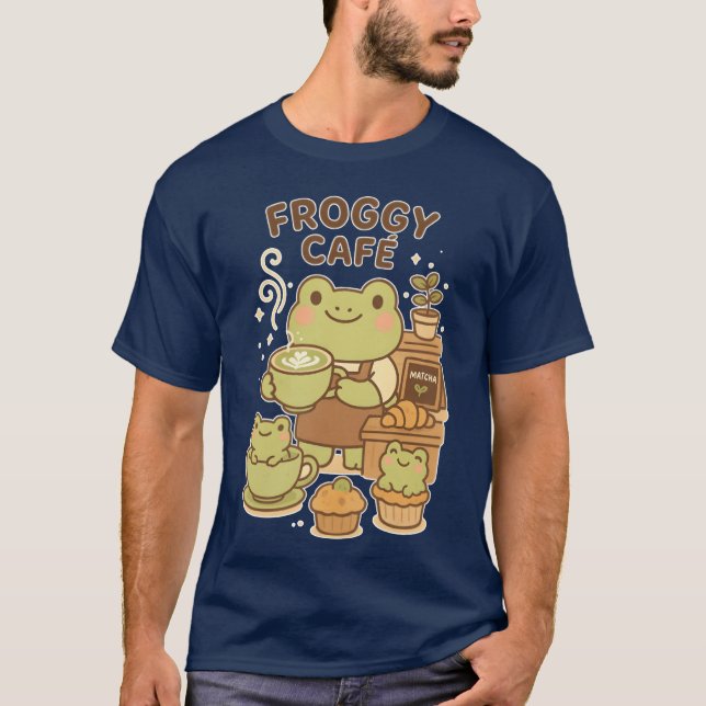 Froggy Caf friend T-Shirt (Front)