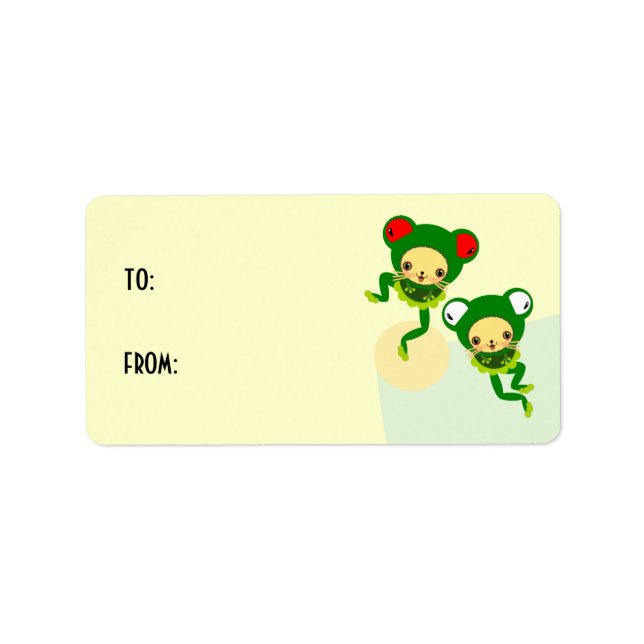 froggy dance label (Front)