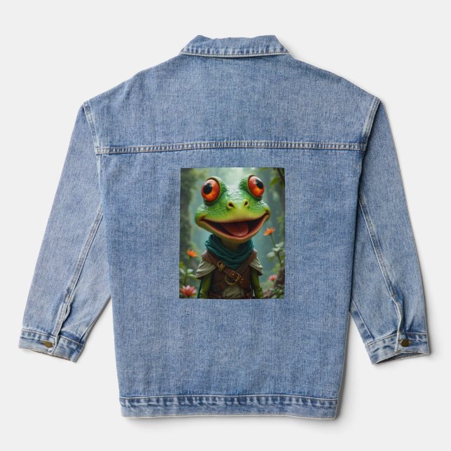froggy denim jacket (Back)