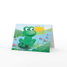 Froggy - Greeting Card