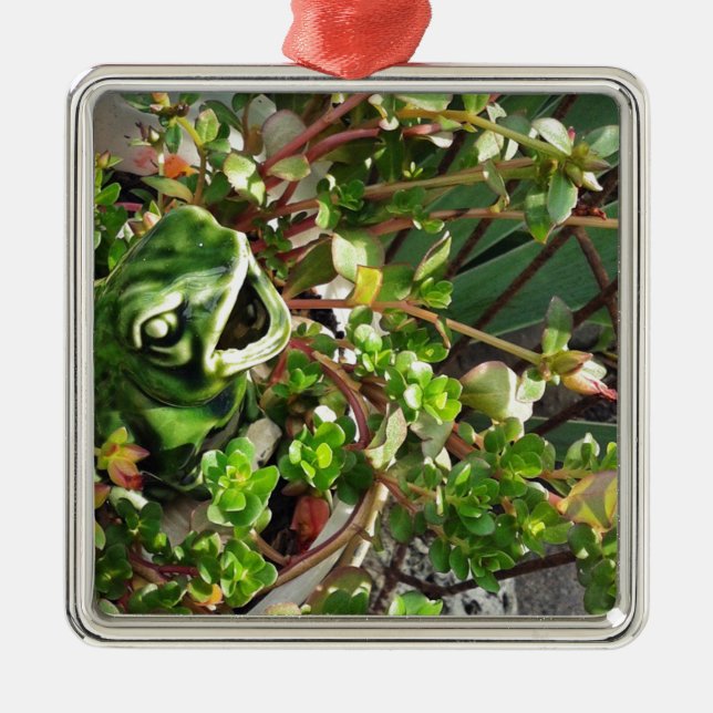 Froggy Metal Tree Decoration (Front)