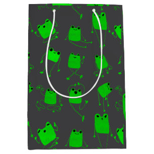 Froggy pals medium gift bag