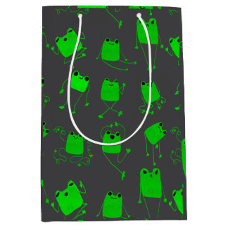 Froggy pals medium gift bag