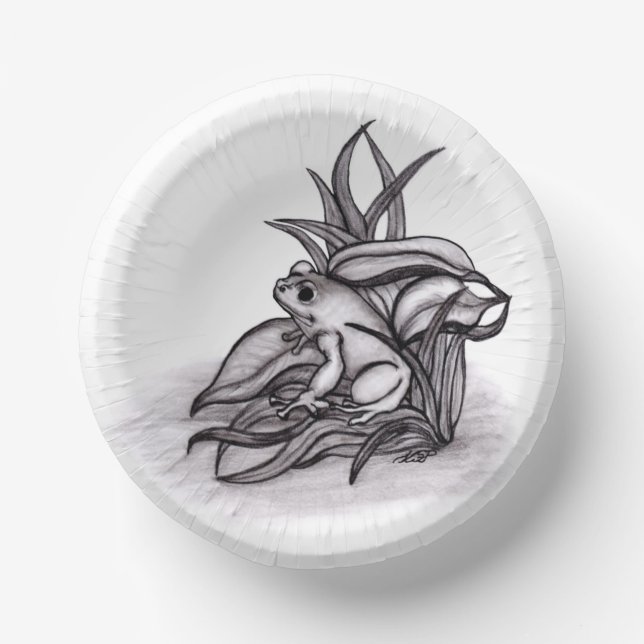 Froggy Paper Plate (Front)