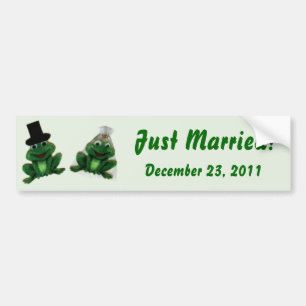 Froggy Wedding - Bumper Sticker