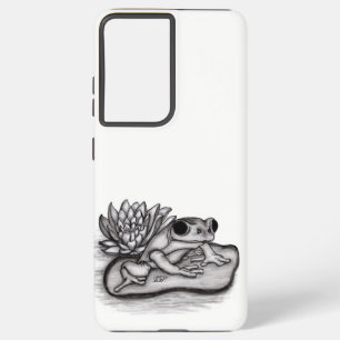 Froggy with Lotus Flower Samsung Galaxy Case