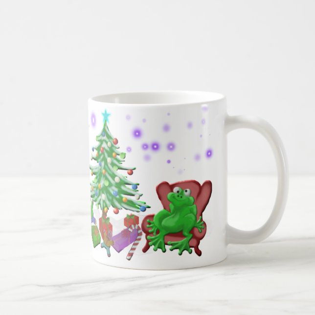 froggy's christmas coffee mug (Right)