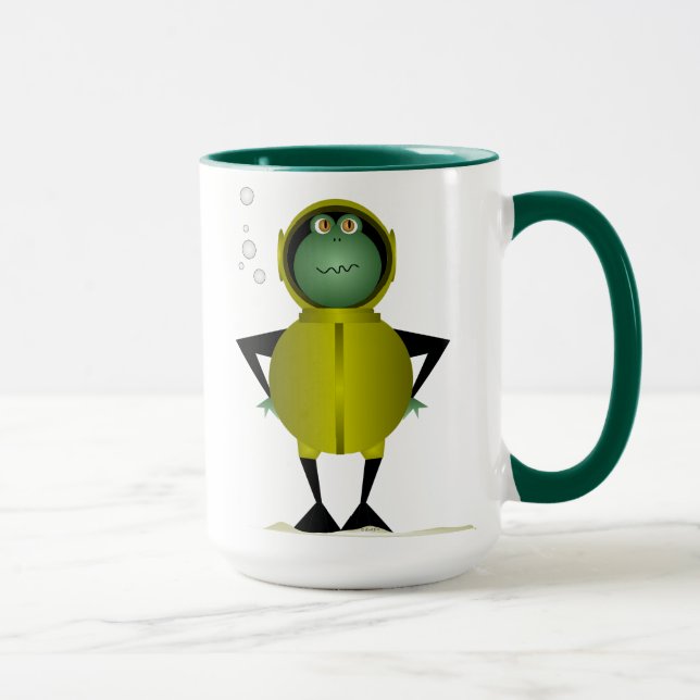 Frogman Mug (Right)