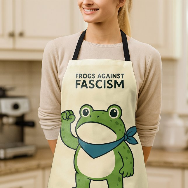 Frogs Against Fascism Portland Frog Protest Apron (Creator Uploaded)