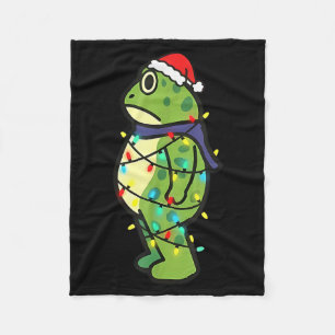Frogs Against Fascism Portland Frog Protest Christ Fleece Blanket