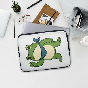 Frogs Against Fascism Portland Frog Protest Laptop Sleeve