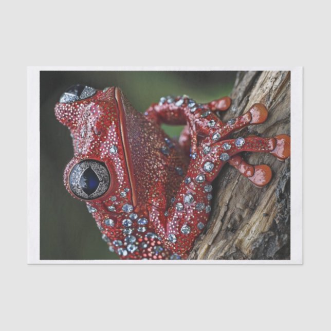 Frogs and Diamonds6 Tissue Paper (Front)