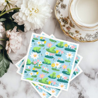 Frogs and Lily Pads Cute BABY SHOWER Birthday Kids