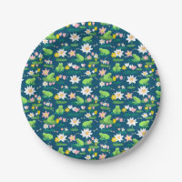 Frogs and Lily Pads Cute Birthday BABY SHOWER