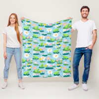 Frogs and Lily Pads Cute Custom