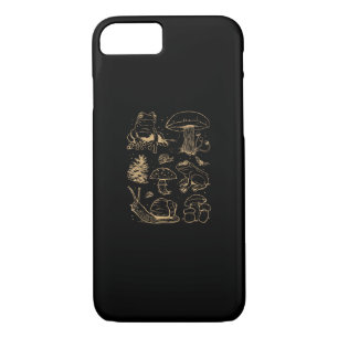 Frogs And Mushrooms Vintage Sketch – Aesthetic Gob Case-Mate iPhone Case
