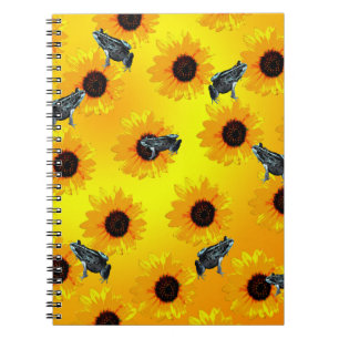 Frogs And Sunflowers, Notebook