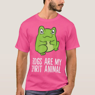 Frogs Are My Spirit Animal Funny Frog Lover T-Shirt