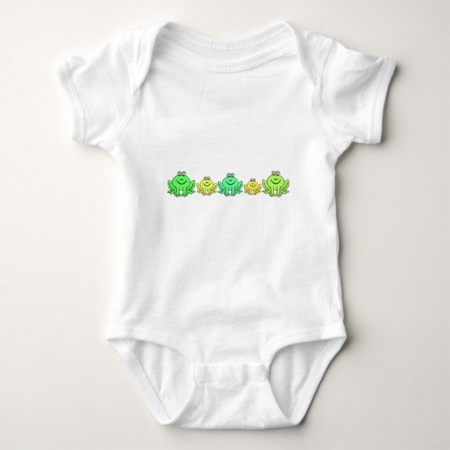 Frogs! Baby Bodysuit (Front)
