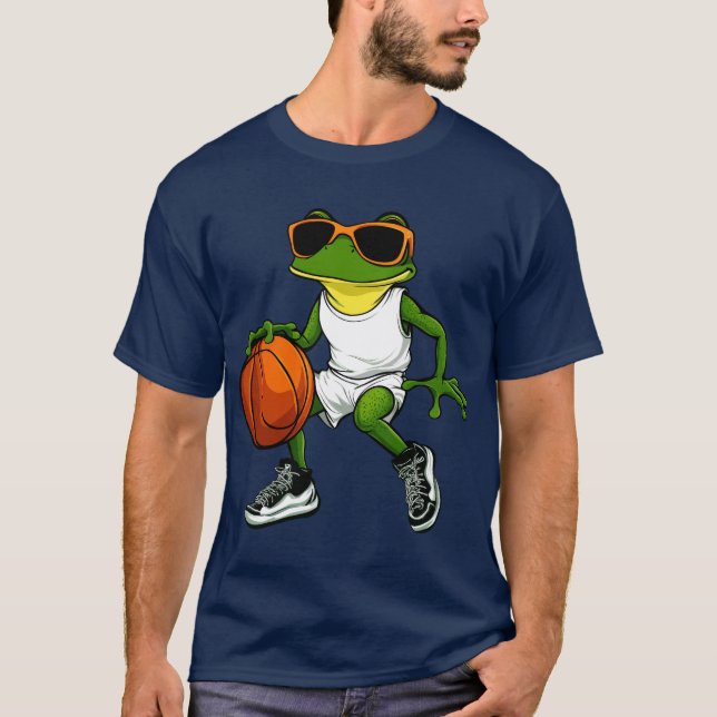 Frogs Basketball T-Shirt (Front)
