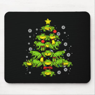 Frogs Christmas Tree Animal Xmas Women Men Kids  Mouse Pad