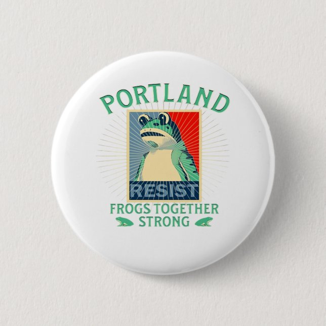 Frogs Classic 6 Cm Round Badge (Front)