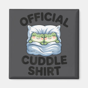 Frogs Cuddle Cozy Official Collector Magnet