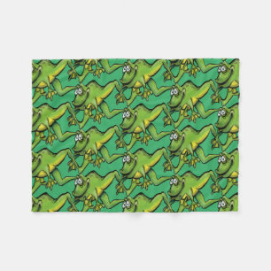 Frogs Fleece Blanket