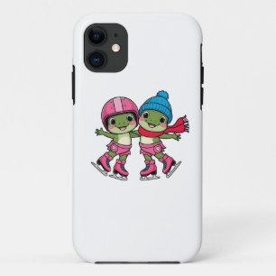 Frogs Ice Skating Case-Mate iPhone Case