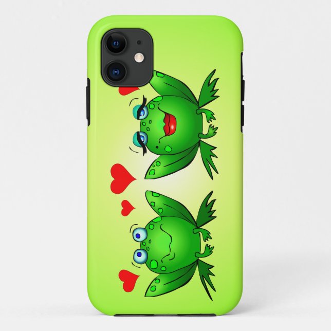 Frogs in Love iPhone Case (Back)