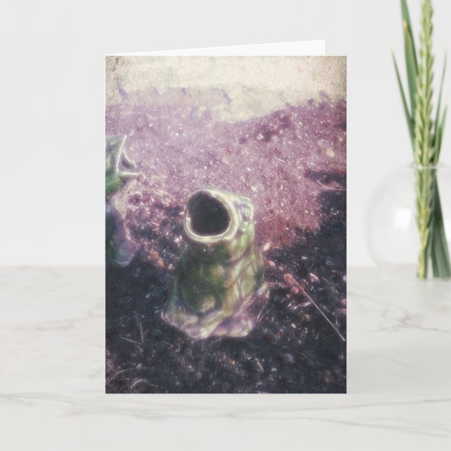 Frogs in the Garden Card (Front)